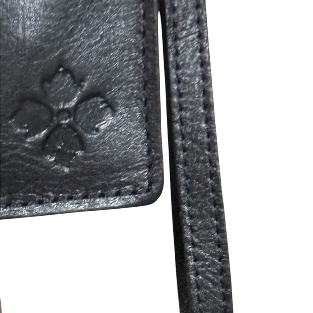 Patricia Nash Clutch Wristlet Black Leather - Picture 7 of 15